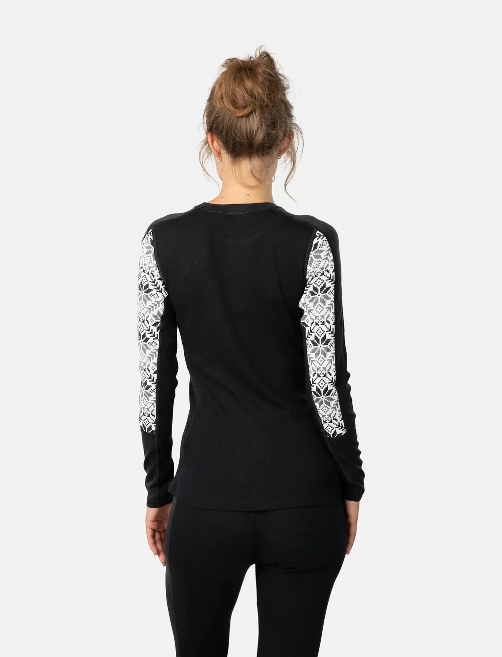 Kari Traa - ANNA LS - aluskihina kantavad alussärgid - black - 3