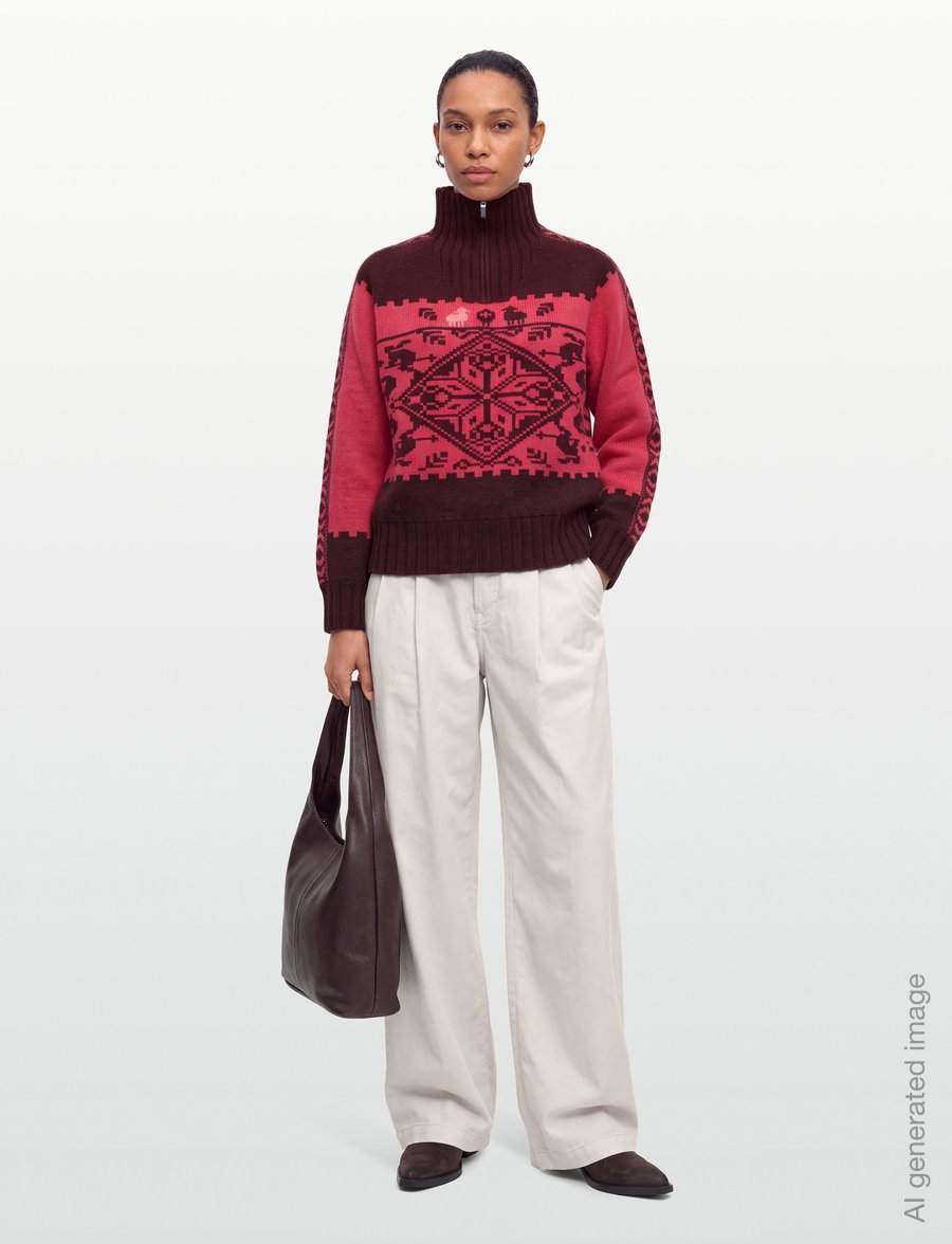 Kari Traa - SAGA KNIT - sweatshirts - cocoa - 0
