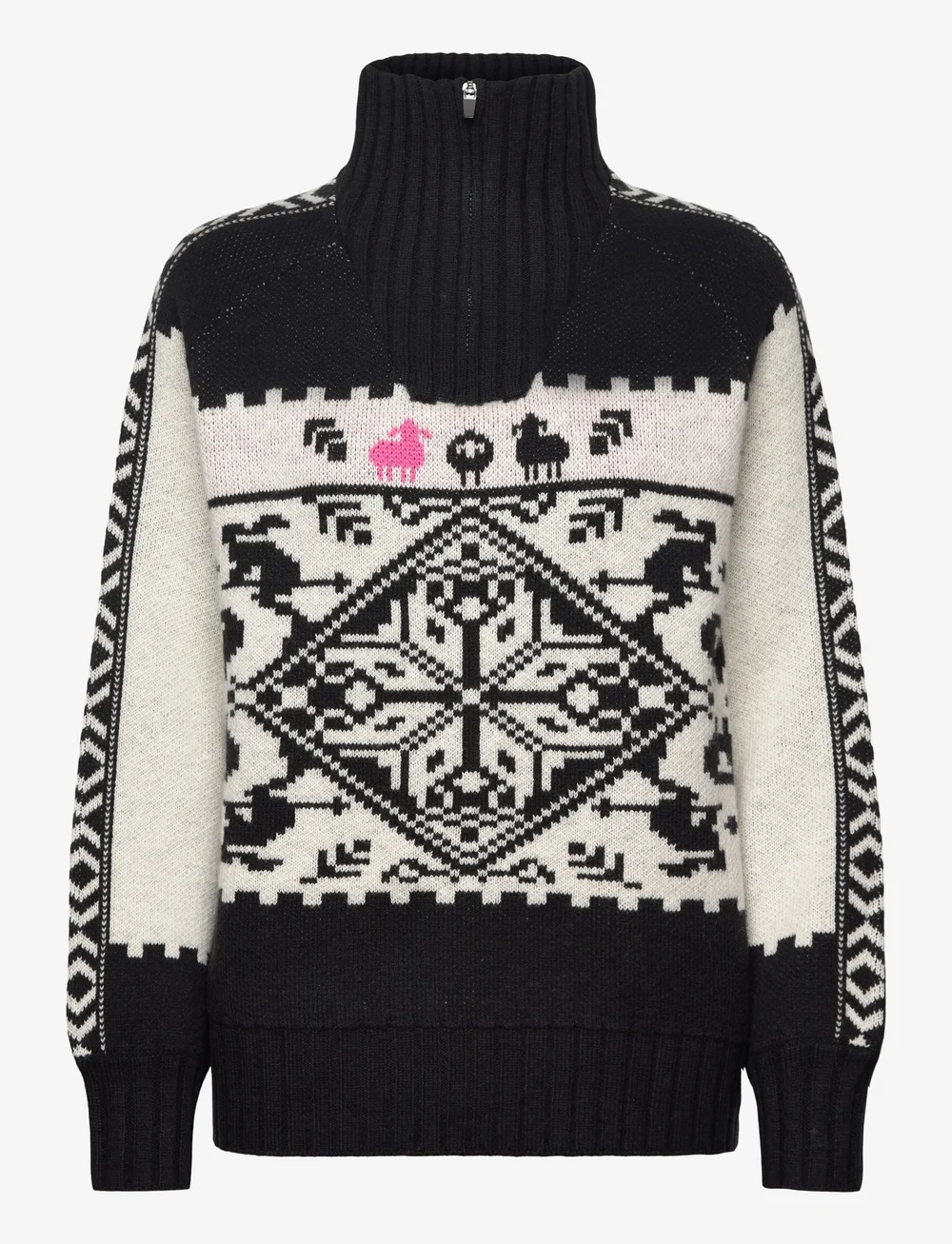 Kari Traa - SAGA KNIT - sweatshirts - nwhite - 1