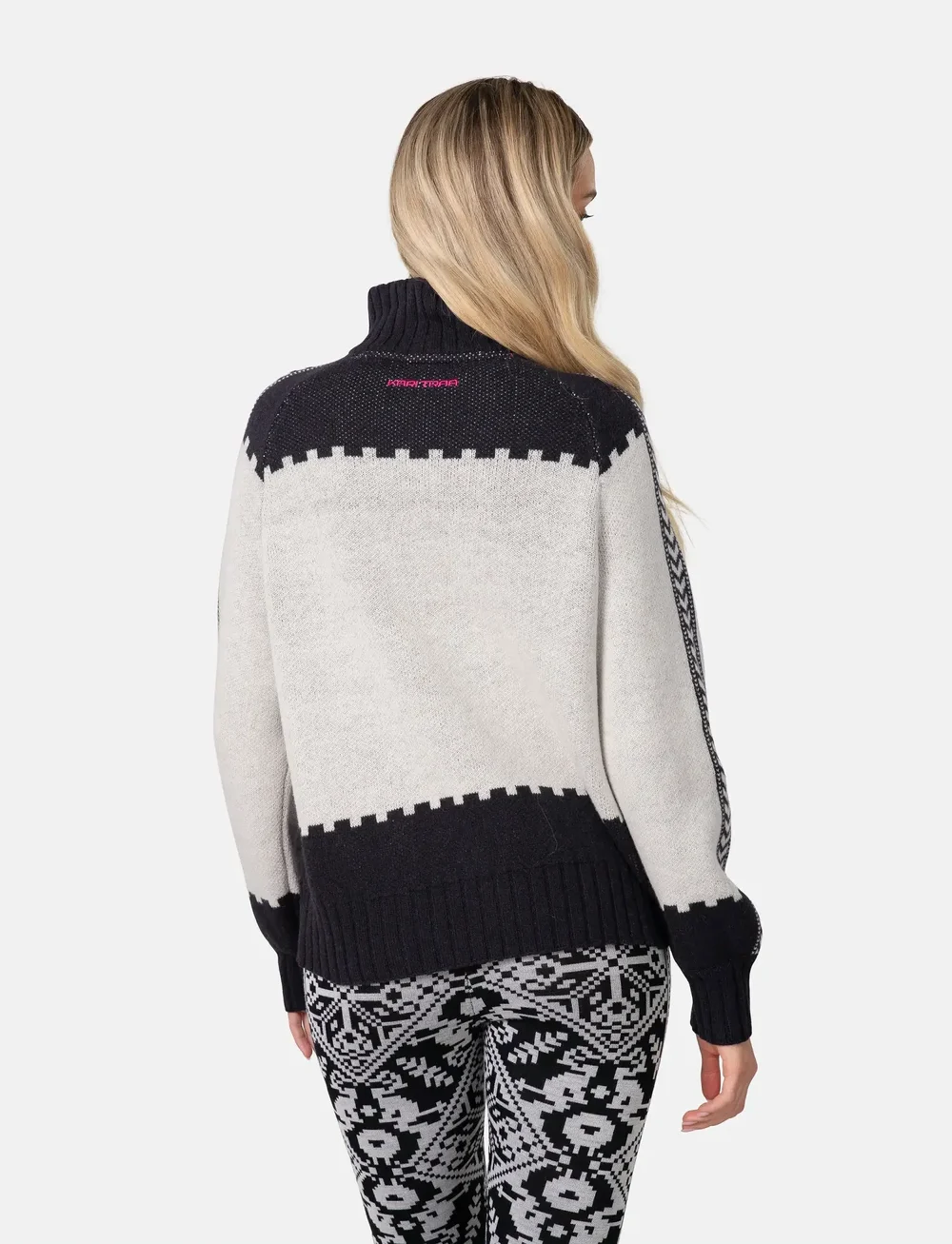 Kari Traa - SAGA KNIT - sweatshirts - nwhite - 3