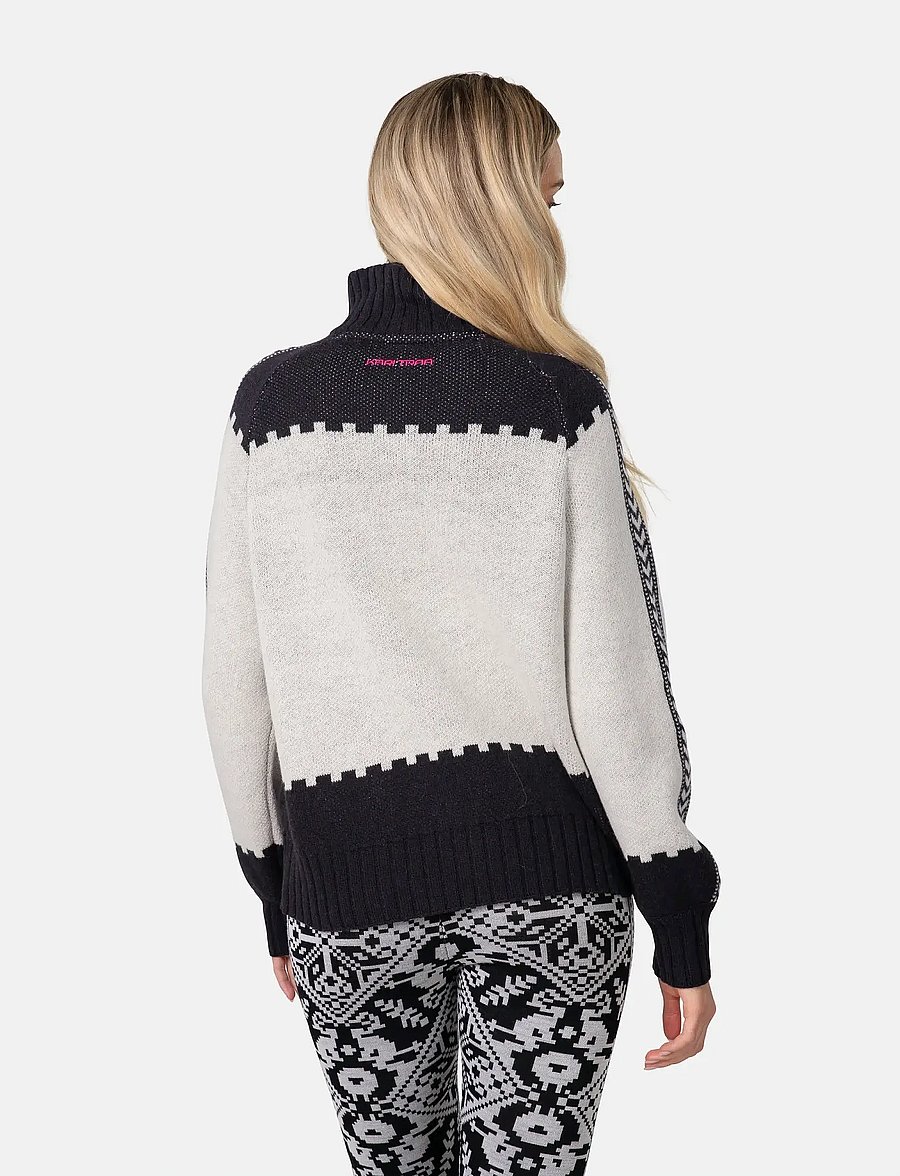 Kari Traa - SAGA KNIT - sweatshirts - nwhite - 3