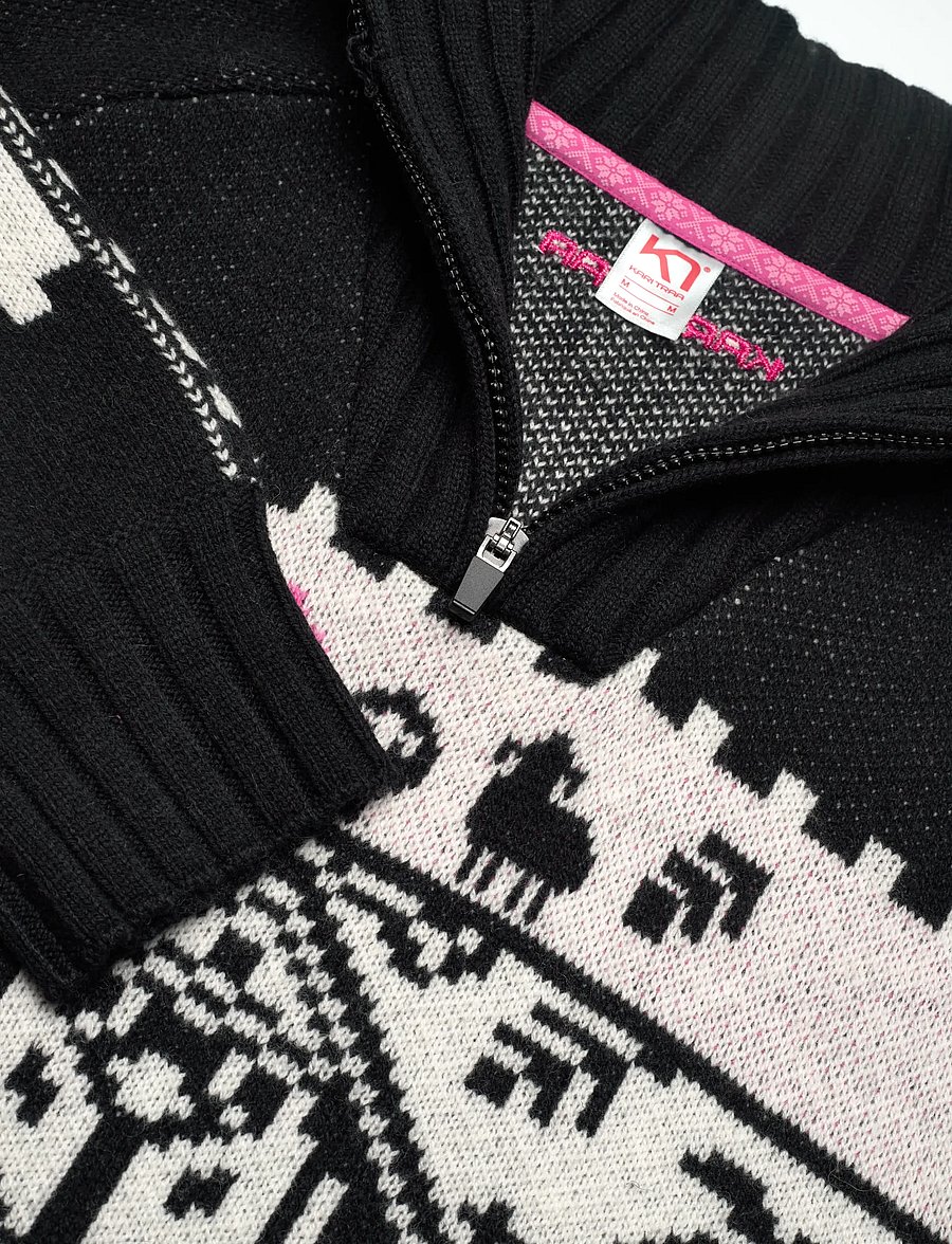 Kari Traa - SAGA KNIT - sweatshirts - nwhite - 4