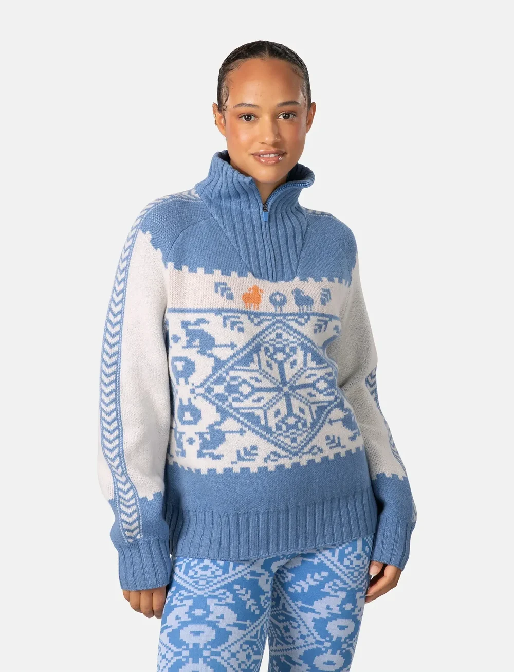 Kari Traa - SAGA KNIT - sweatshirts - sea - 0