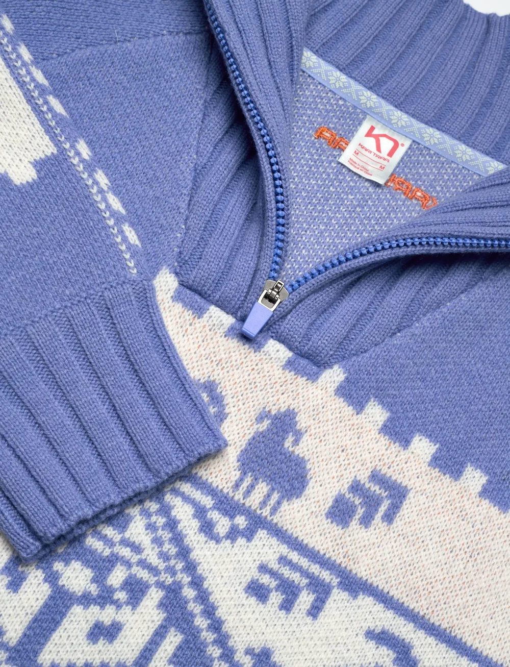 Kari Traa - SAGA KNIT - sweatshirts - sea - 4