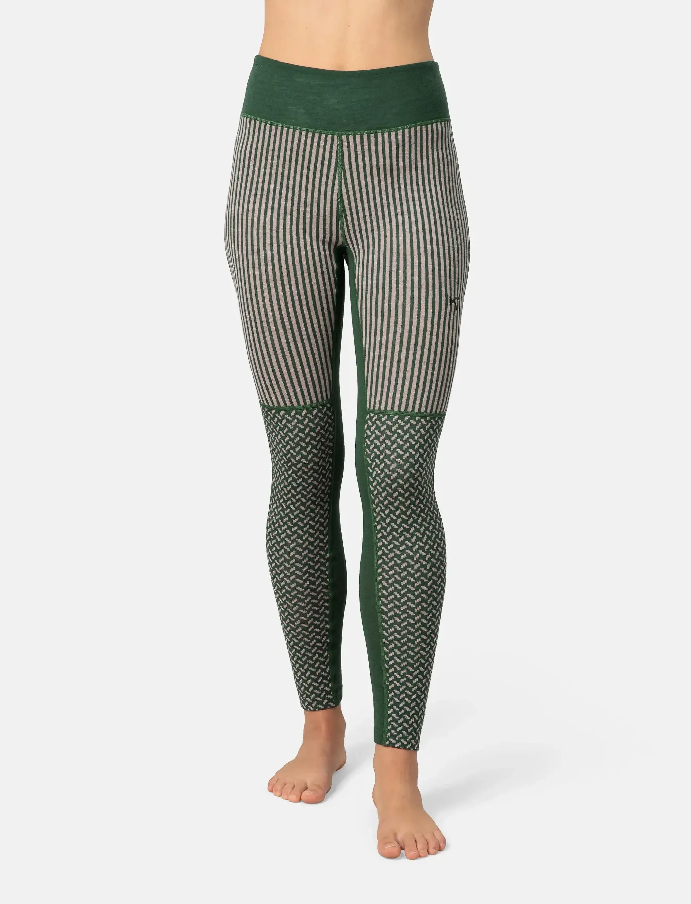 Kari Traa - SMEKKER HIGH WAIST PANTS - termotøj - thyme - 0