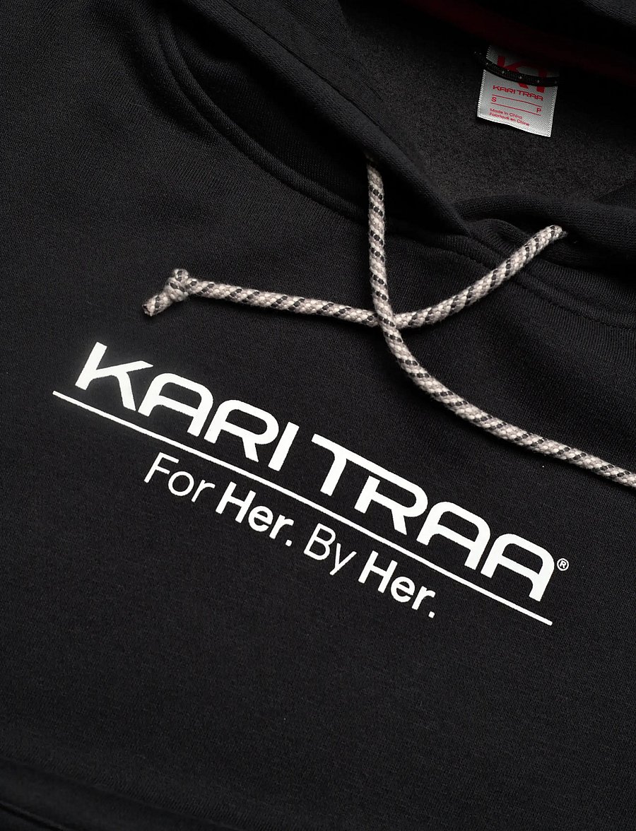 Kari Traa - ANELIE LOGO HOOD - sweatshirts - black - 4