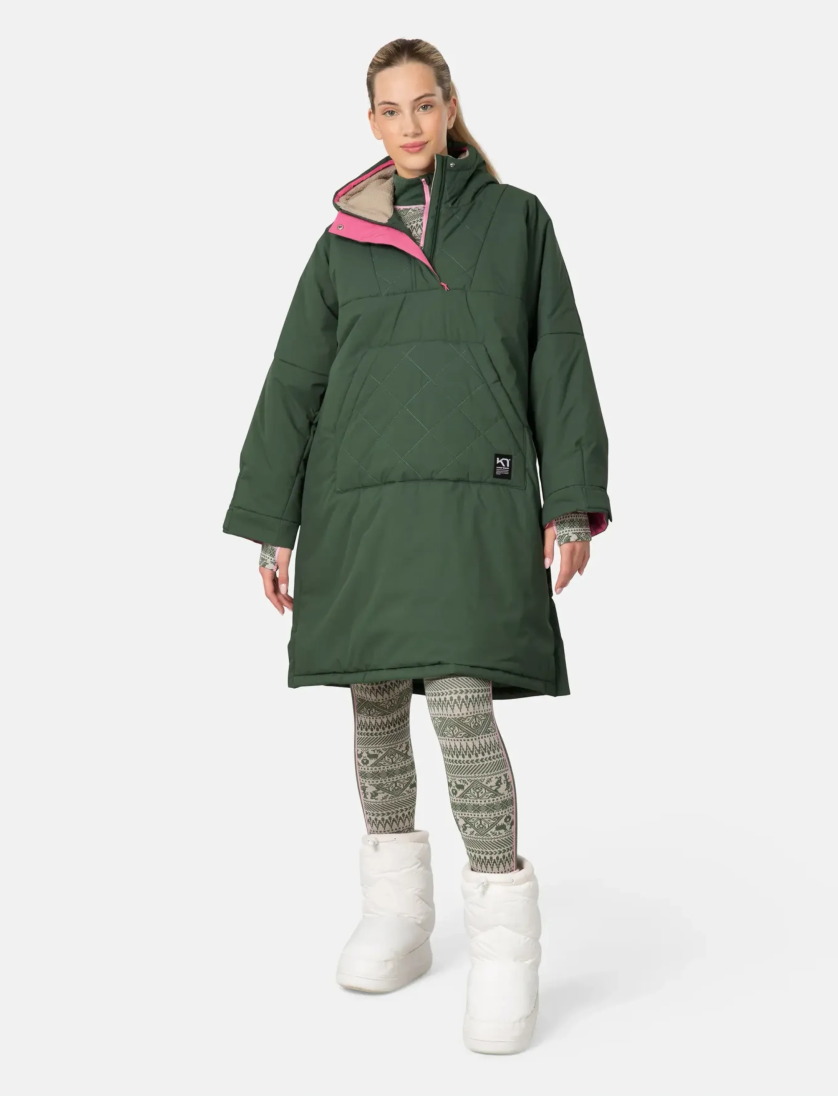 Kari Traa Malene Cape, S, Sport Jackets, Grün - Anoraks, Frauen