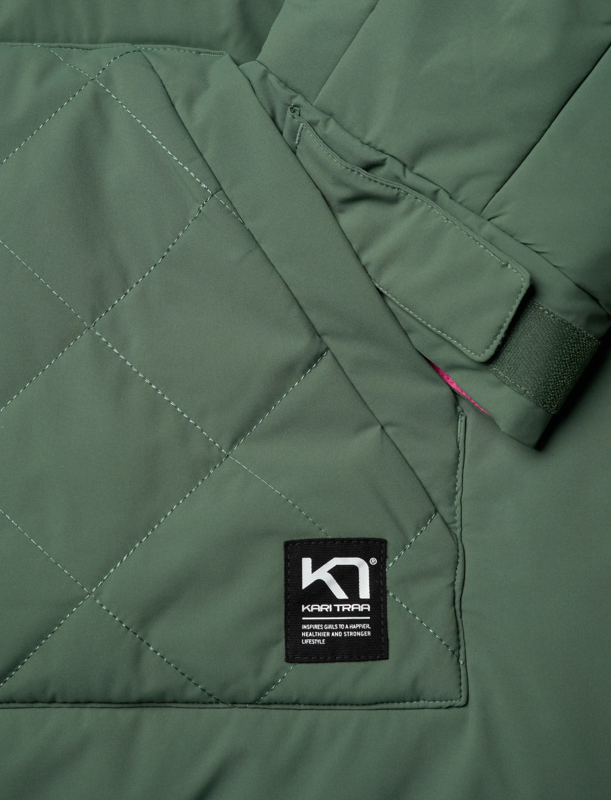 Kari Traa - MALENE CAPE - anorakid - thyme - 5