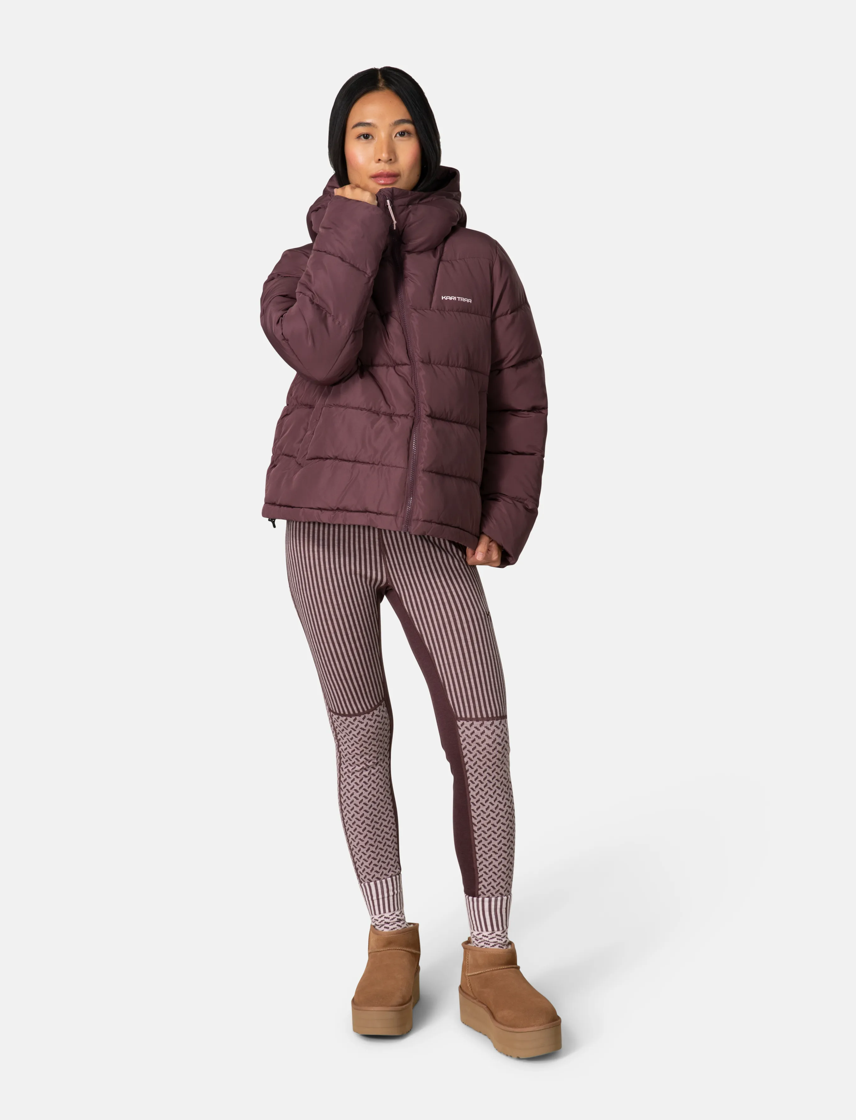 Kari Traa - LINN JACKET - vinterjakker - cocoa - 4