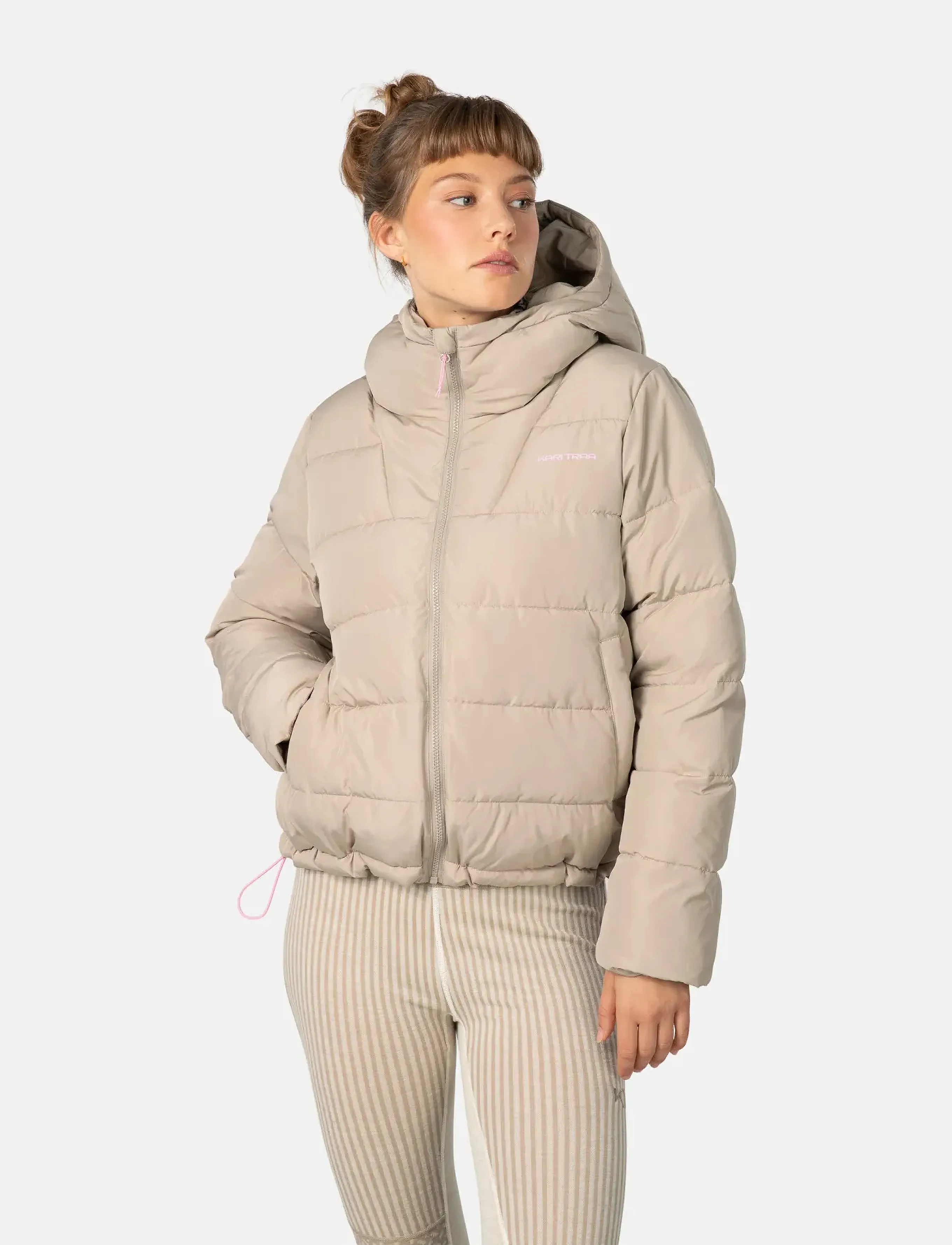 Kari Traa Linn Jacket, L, Beige, Sport Jackets > Sport Padded Jackets, Dame