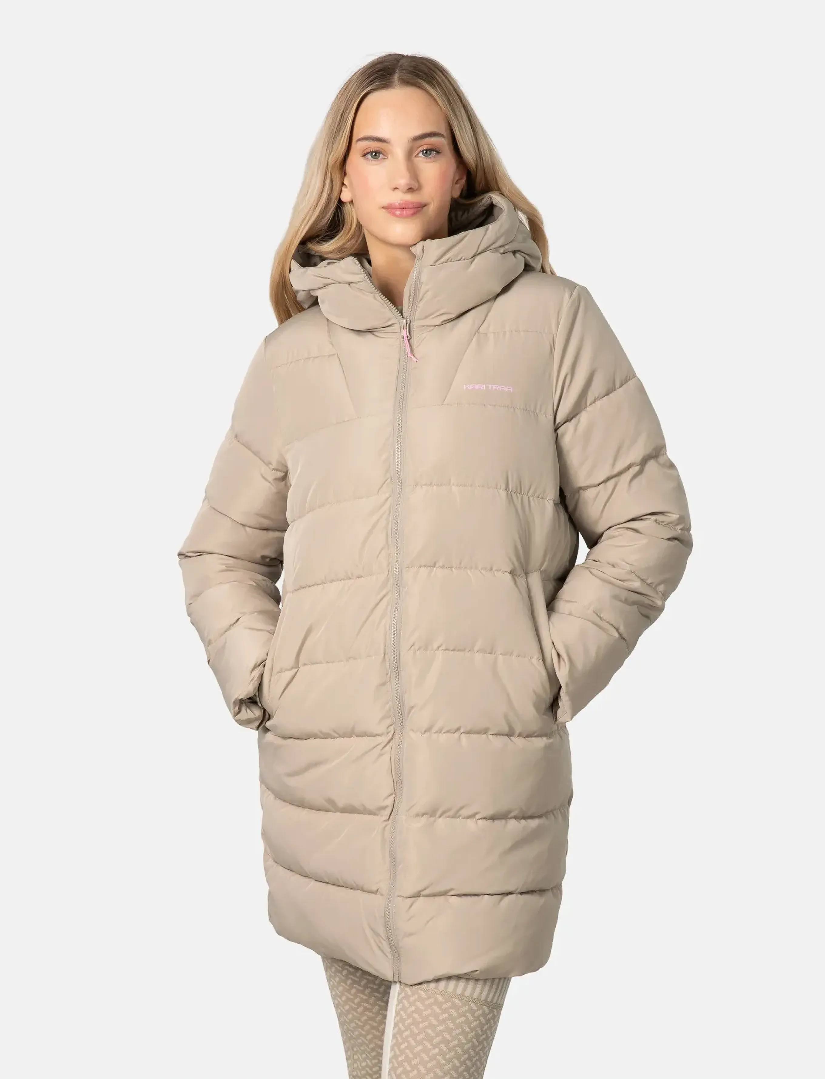 Kari Traa Linn Parka, L, Beige, Sport Jackets > Sport Parkas, Dame