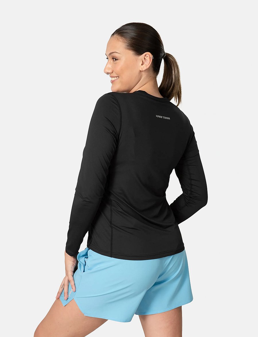 Kari Traa - AVA LS - långärmade tröjor - black - 3