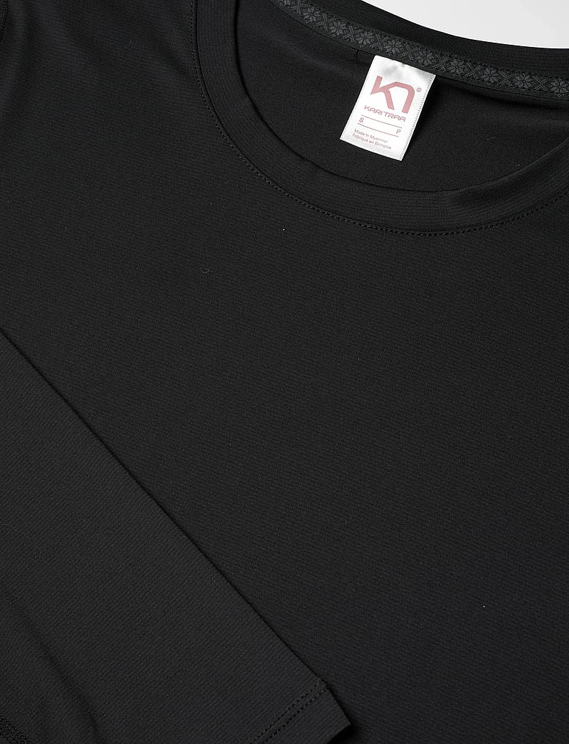 Kari Traa - AVA LS - langærmede t-shirts - black - 5