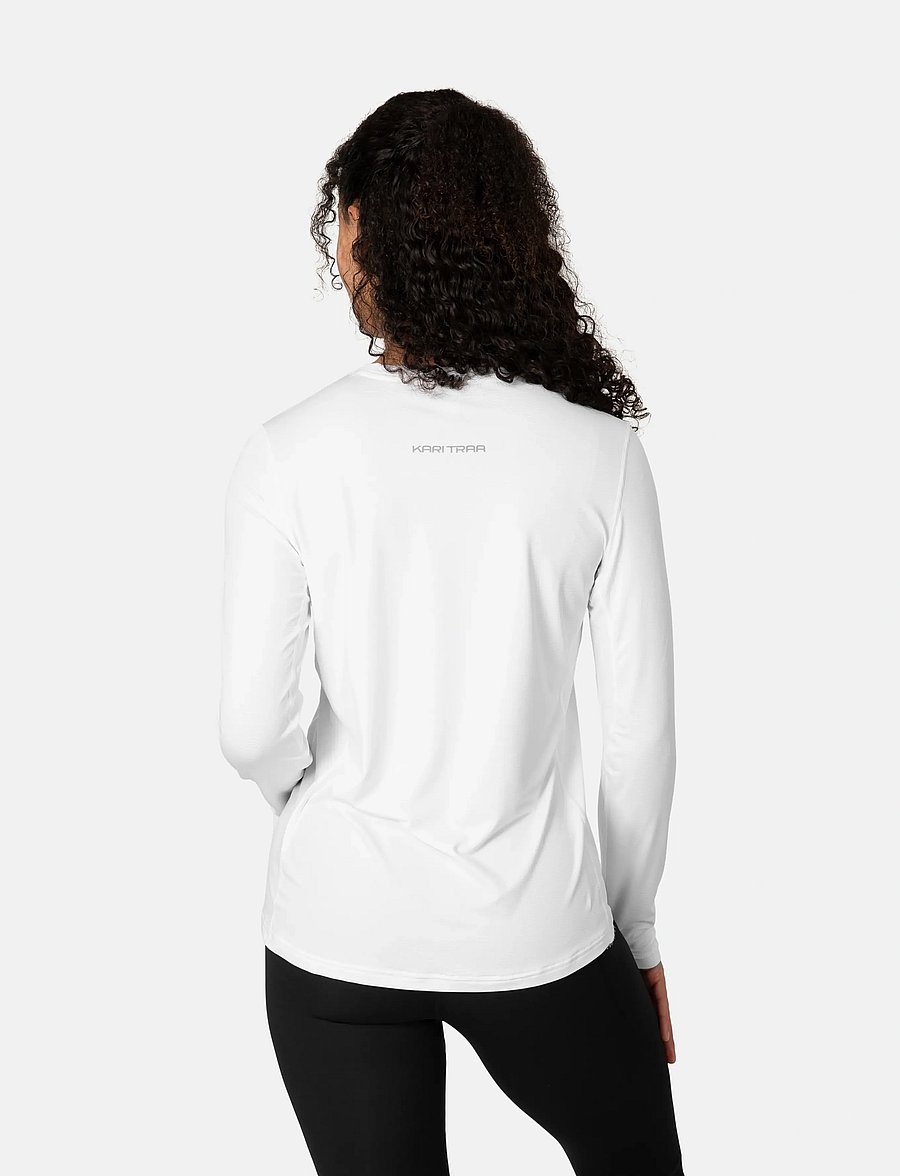 Kari Traa - AVA LS - langærmede t-shirts - bwhite - 3