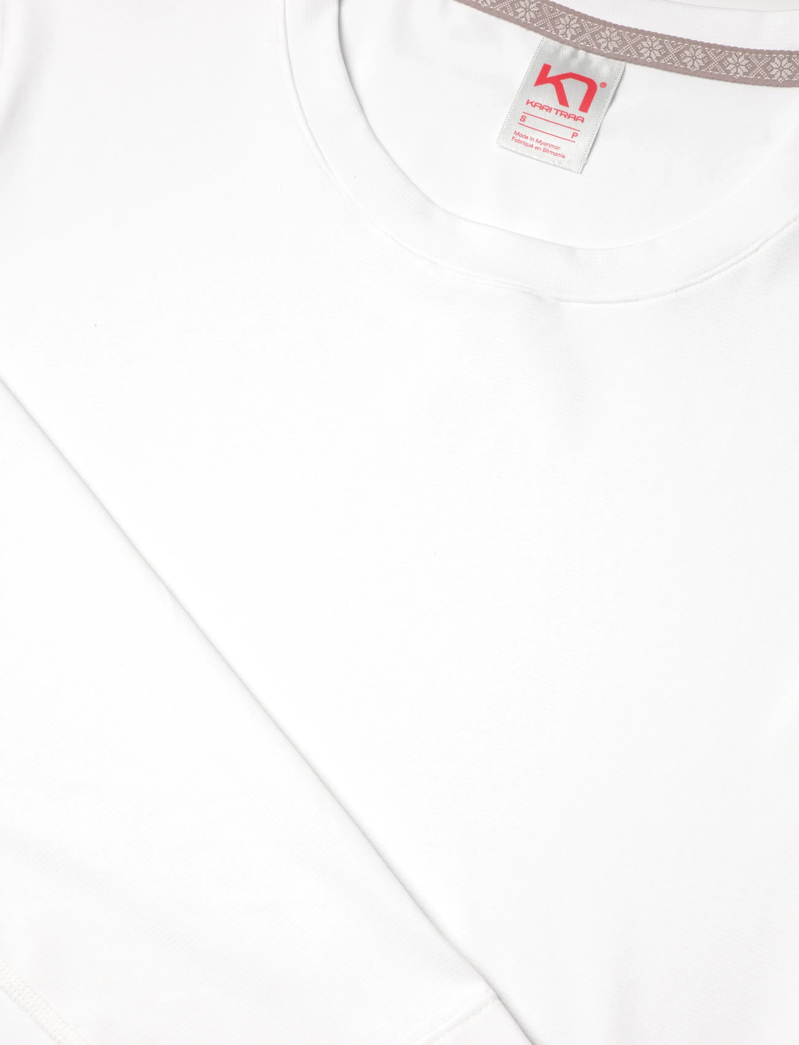 Kari Traa - AVA LS - langærmede t-shirts - bwhite - 4