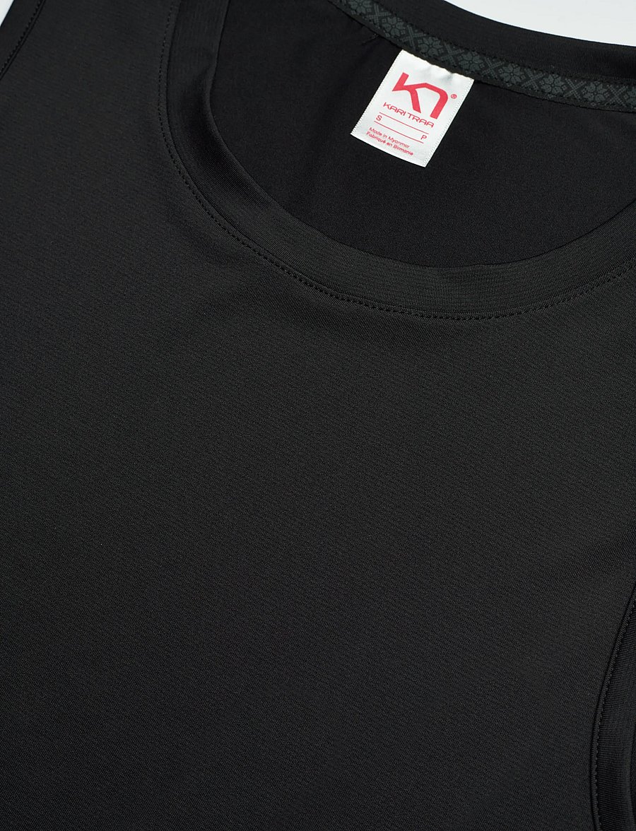 Kari Traa - AVA TANKTOP - linnen - black - 4