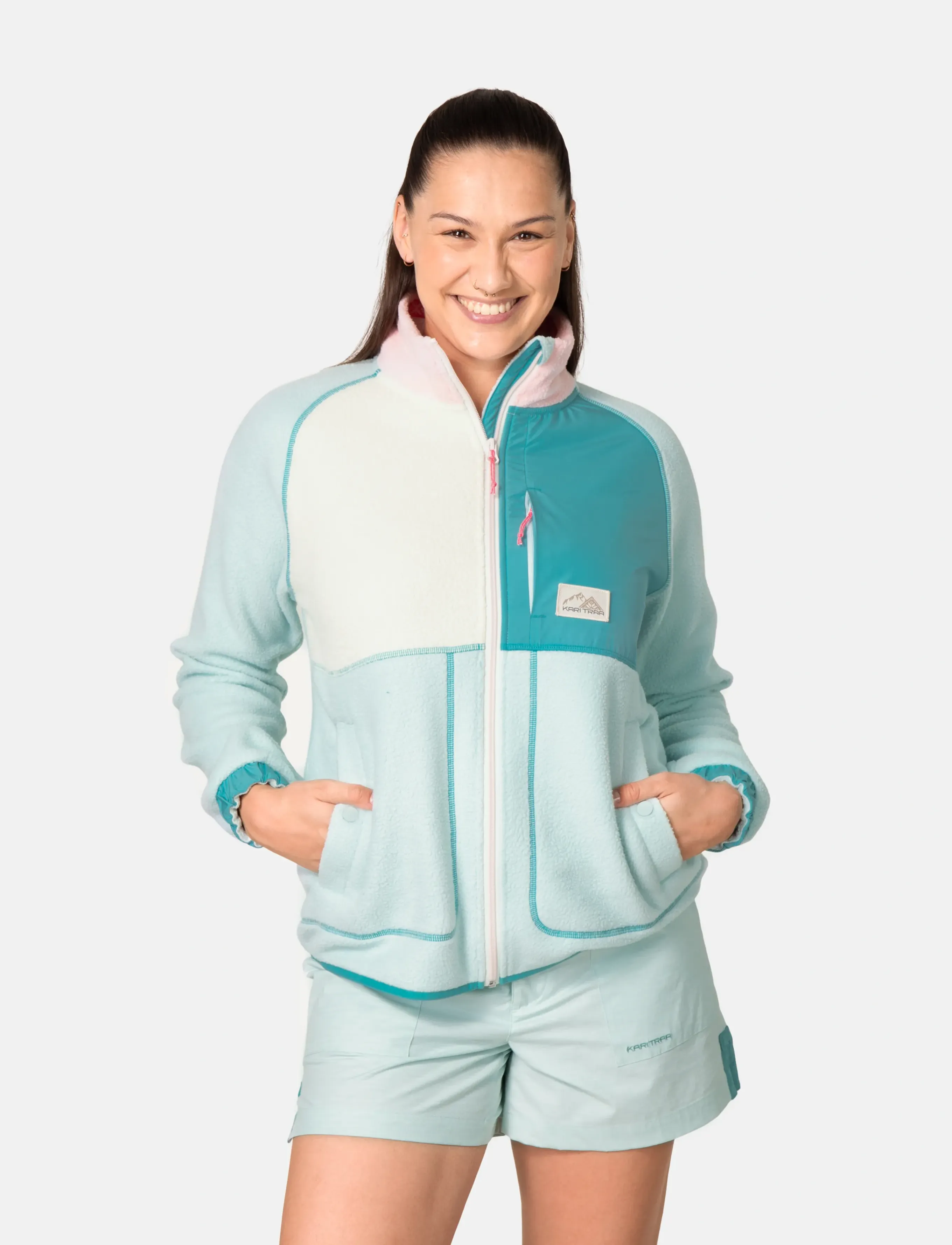 Kari Traa Emma Midlayer, L, Sport Clothing, Creme - Fleeces & Midlayers, Frauen