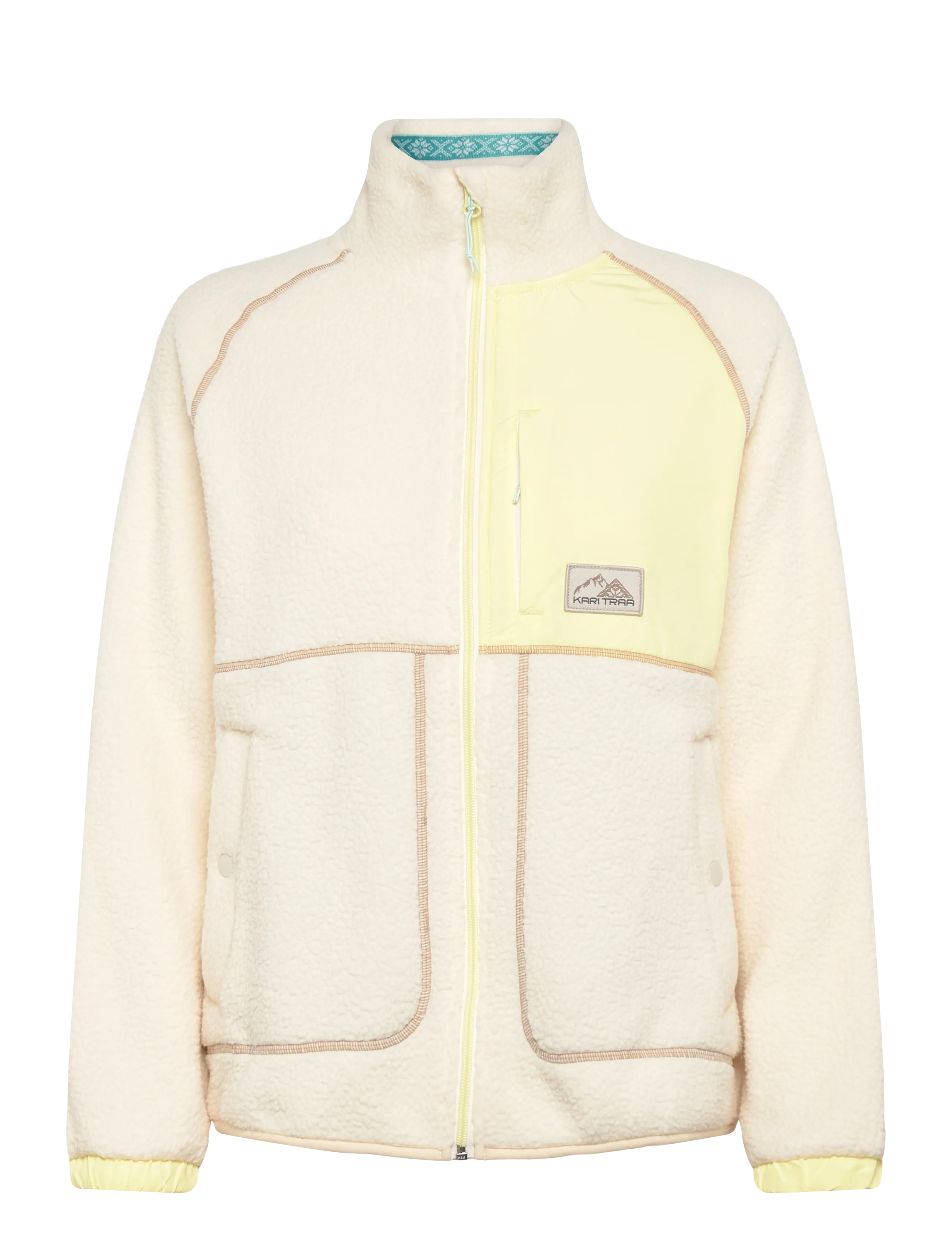 KARI TRAA Emma Midlayer Cream - XL - Damen