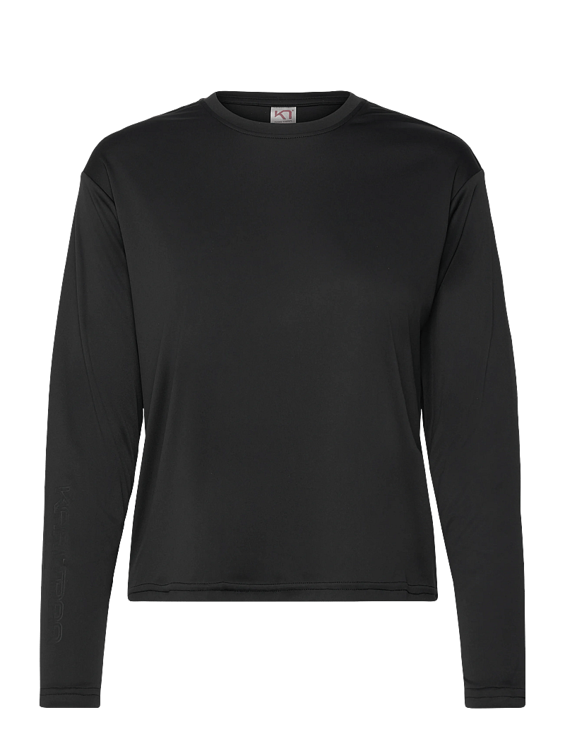 Kari Traa - UNA LS - langærmede t-shirts - black - 1