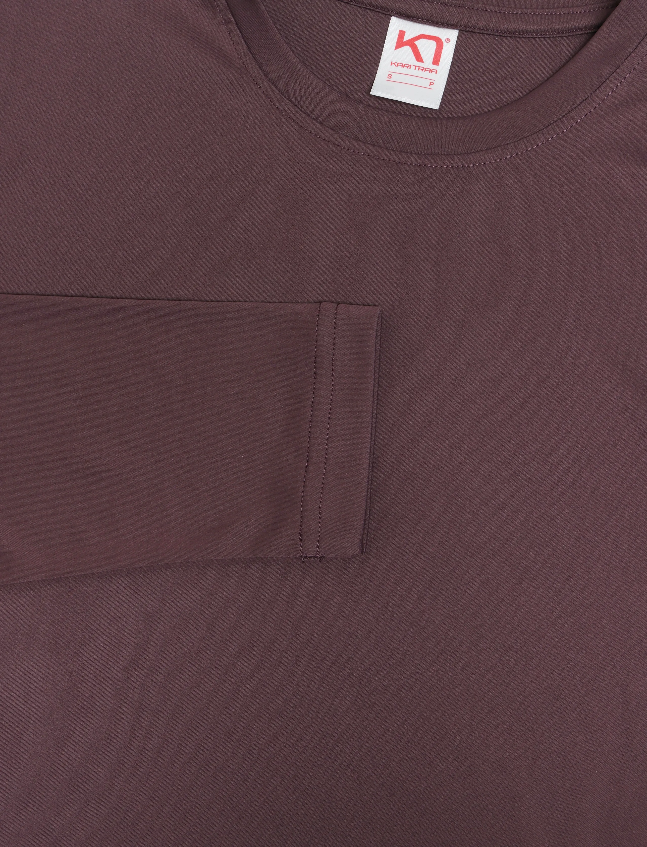 Kari Traa - UNA LS - langærmede t-shirts - cocoa - 2
