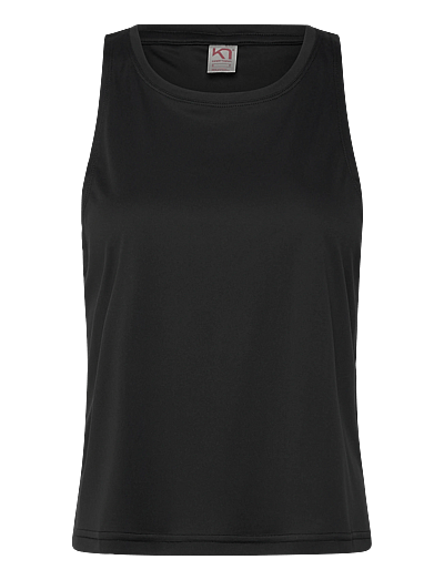 Kari Traa UNA TANKTOP - Toppar & T-shirts - BLACK / black