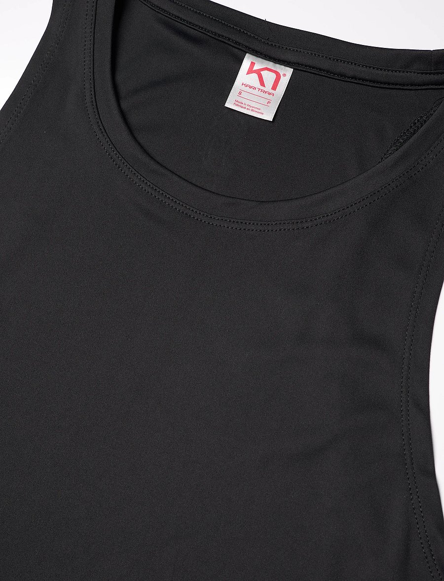 Kari Traa - UNA TANKTOP - Õlapaeltega pluusid - black - 2