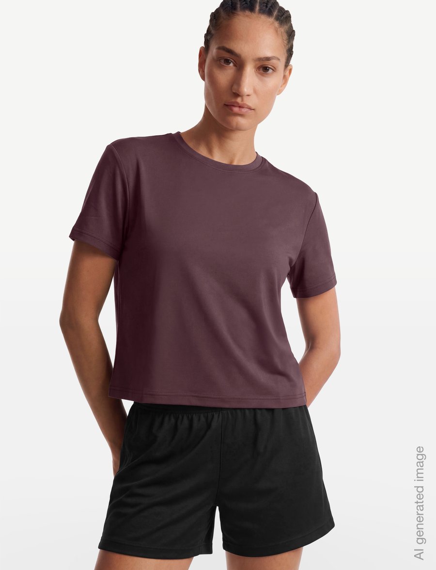 Kari Traa - UNA TEE - t-shirts - cocoa - 3