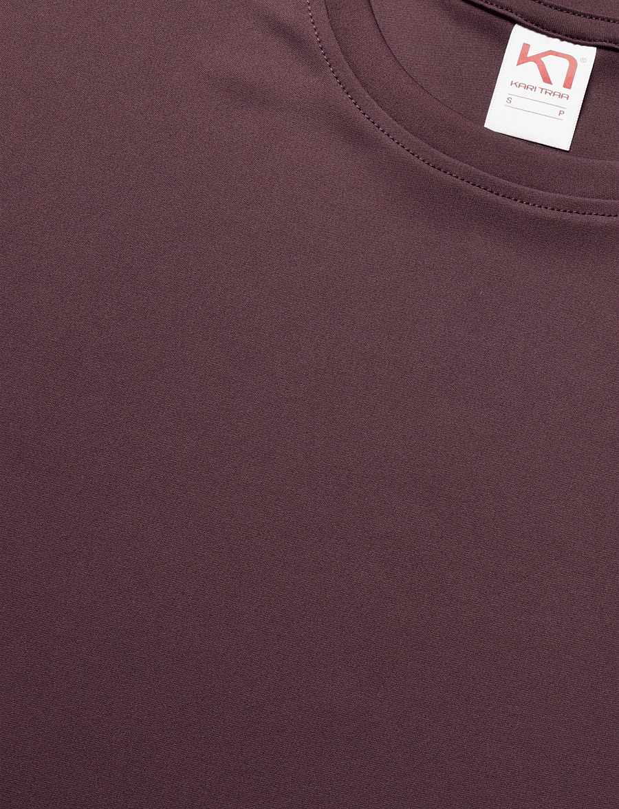 Kari Traa - UNA TEE - t-shirts - cocoa - 2