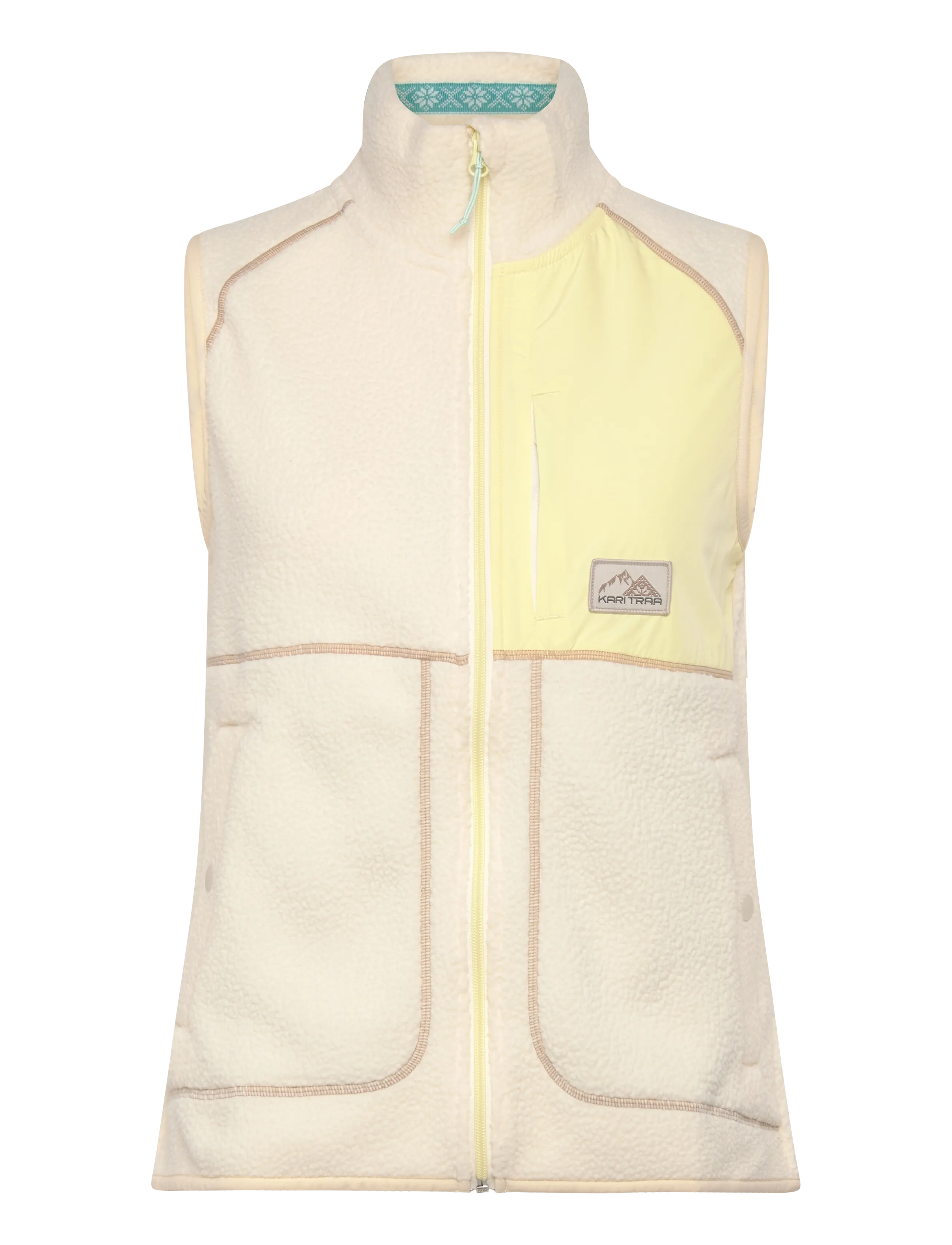 KARI TRAA Emma Vest Cream - M - Damen