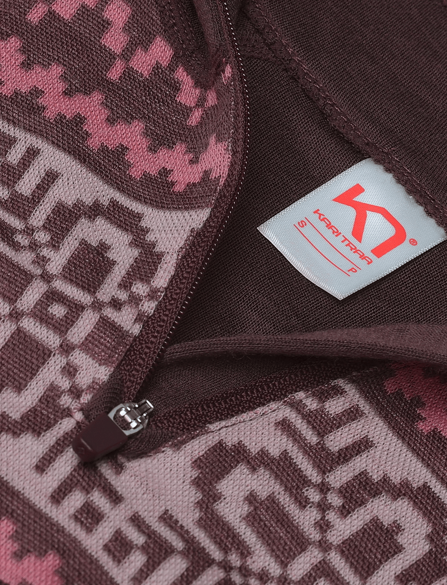 Kari Traa - INES HZ - baselayer overdele - cocoa - 4