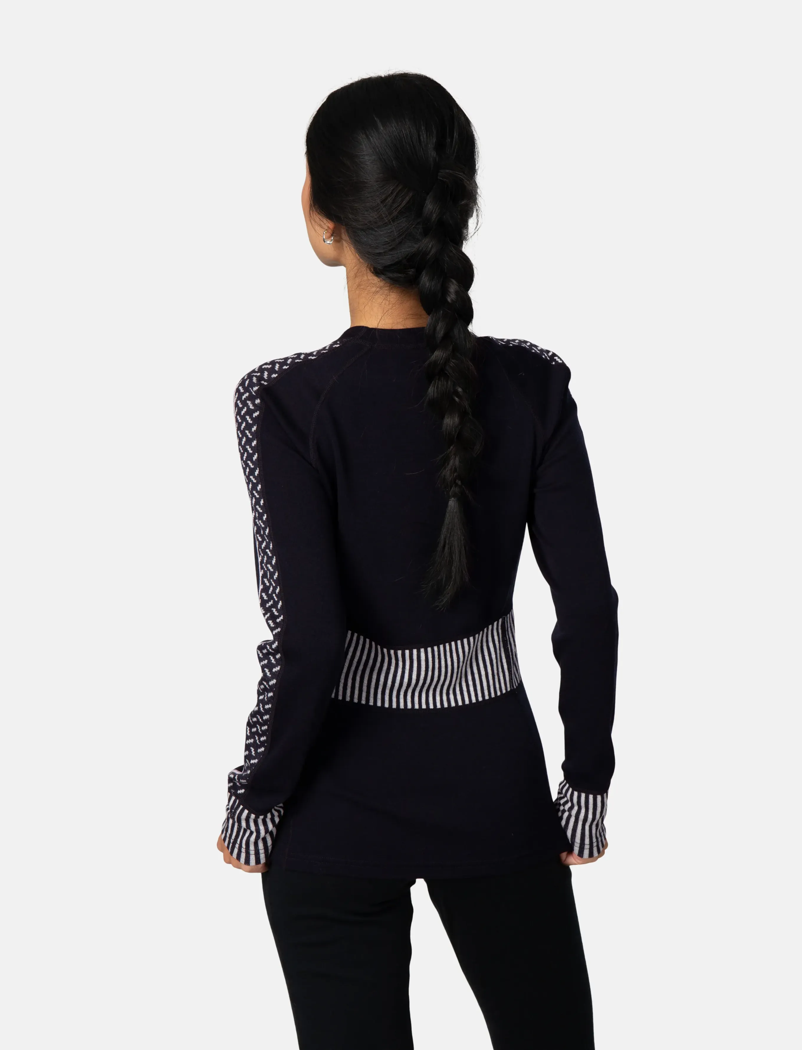Kari Traa - INES LS - aluskihina kantavad alussärgid - black - 2