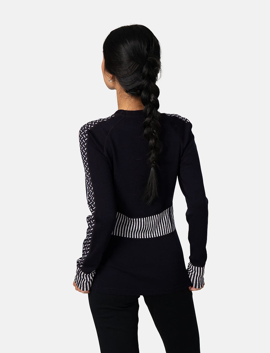 Kari Traa - INES LS - aluskihina kantavad alussärgid - black - 2