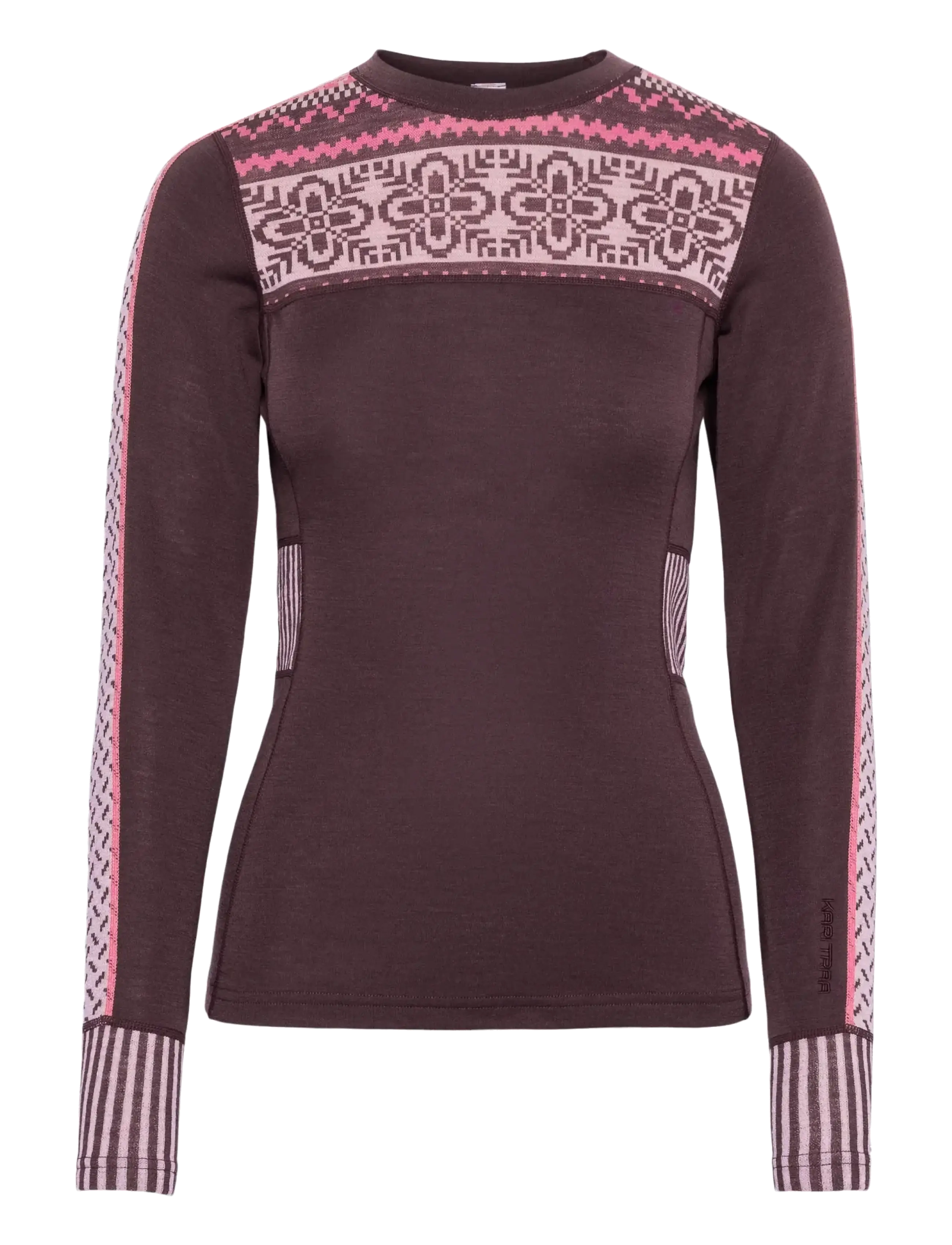 Kari Traa INES LS - Funktionsunterwäsche - COCOA / brown