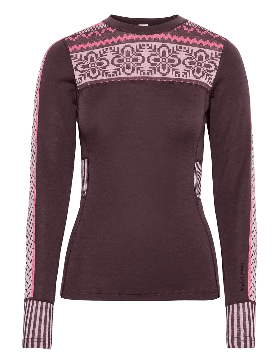 Kari Traa - INES LS - funktionsunterwäsche - oberteile - cocoa - 1