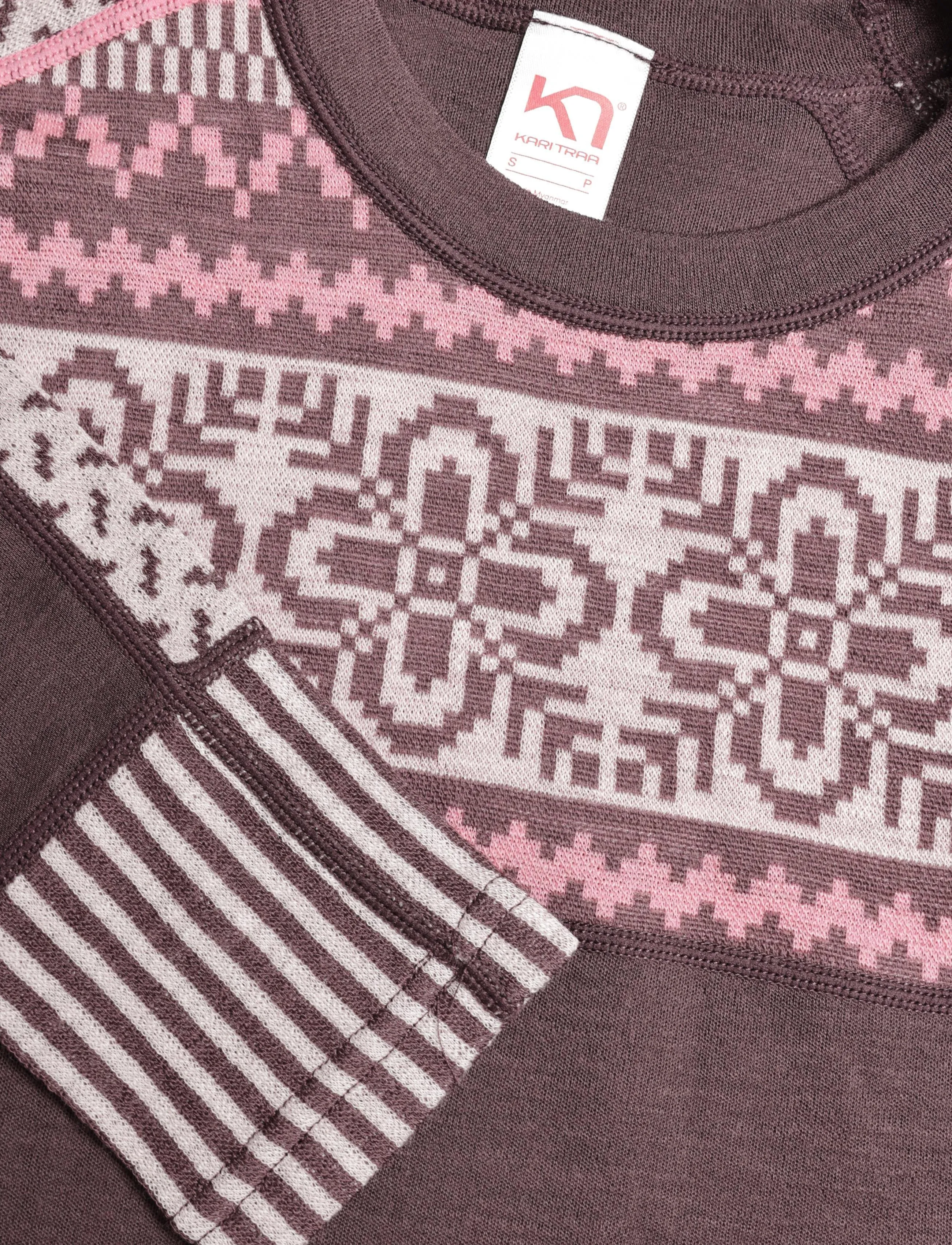 Kari Traa - INES LS - base layer tops - cocoa - 3