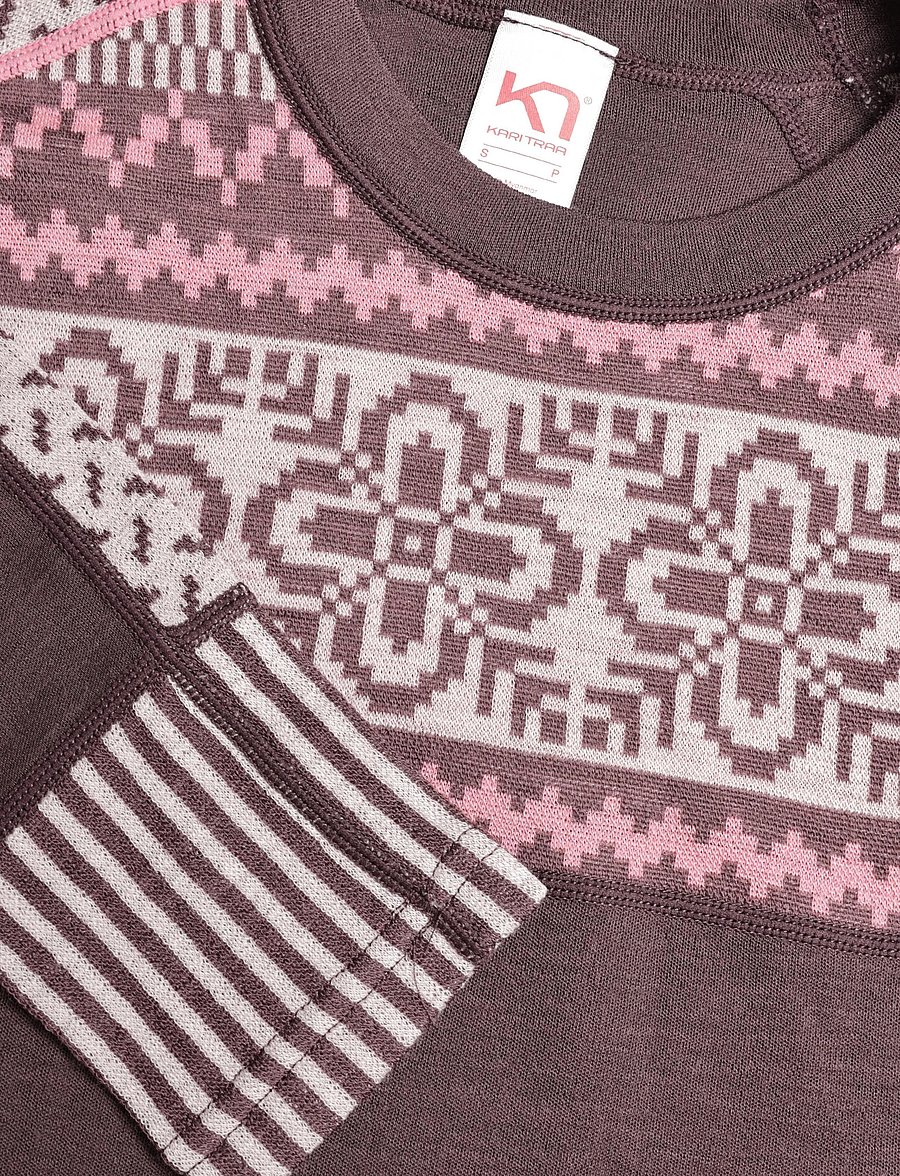 Kari Traa - INES LS - base layer tops - cocoa - 3