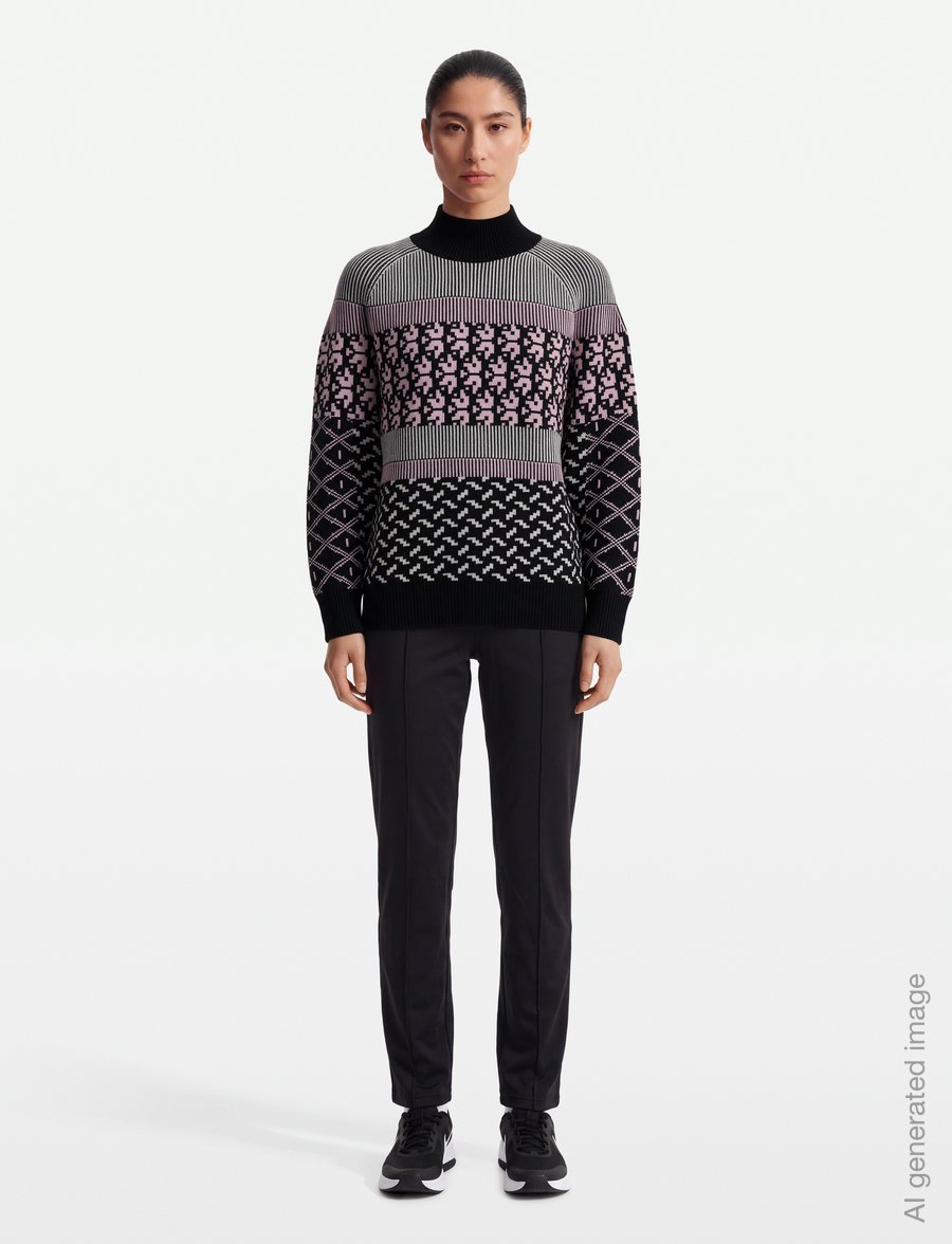 Kari Traa - SMEKKER KNIT - sweatshirts - black - 0