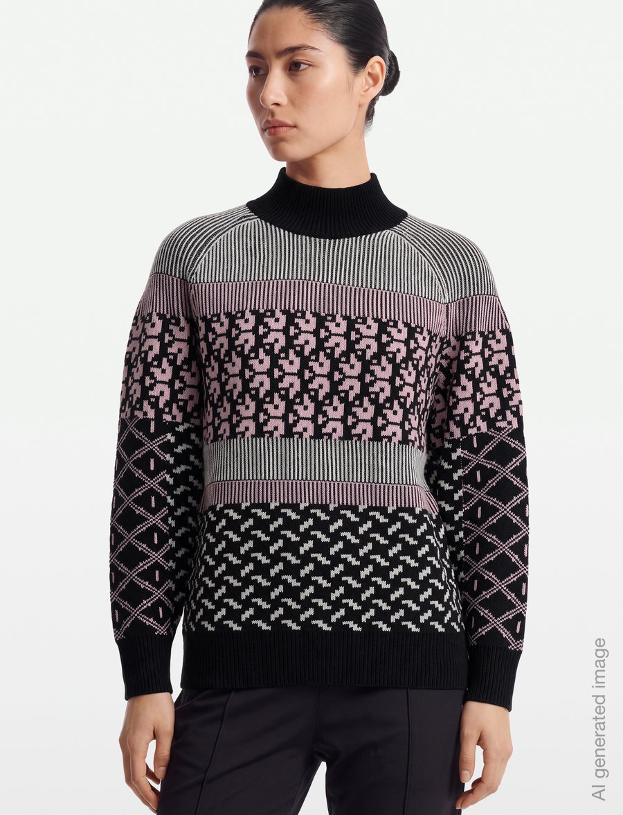 Kari Traa - SMEKKER KNIT - sweatshirts - black - 3
