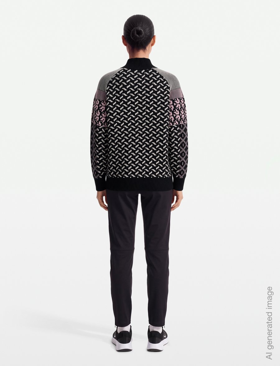 Kari Traa - SMEKKER KNIT - sweatshirts - black - 4