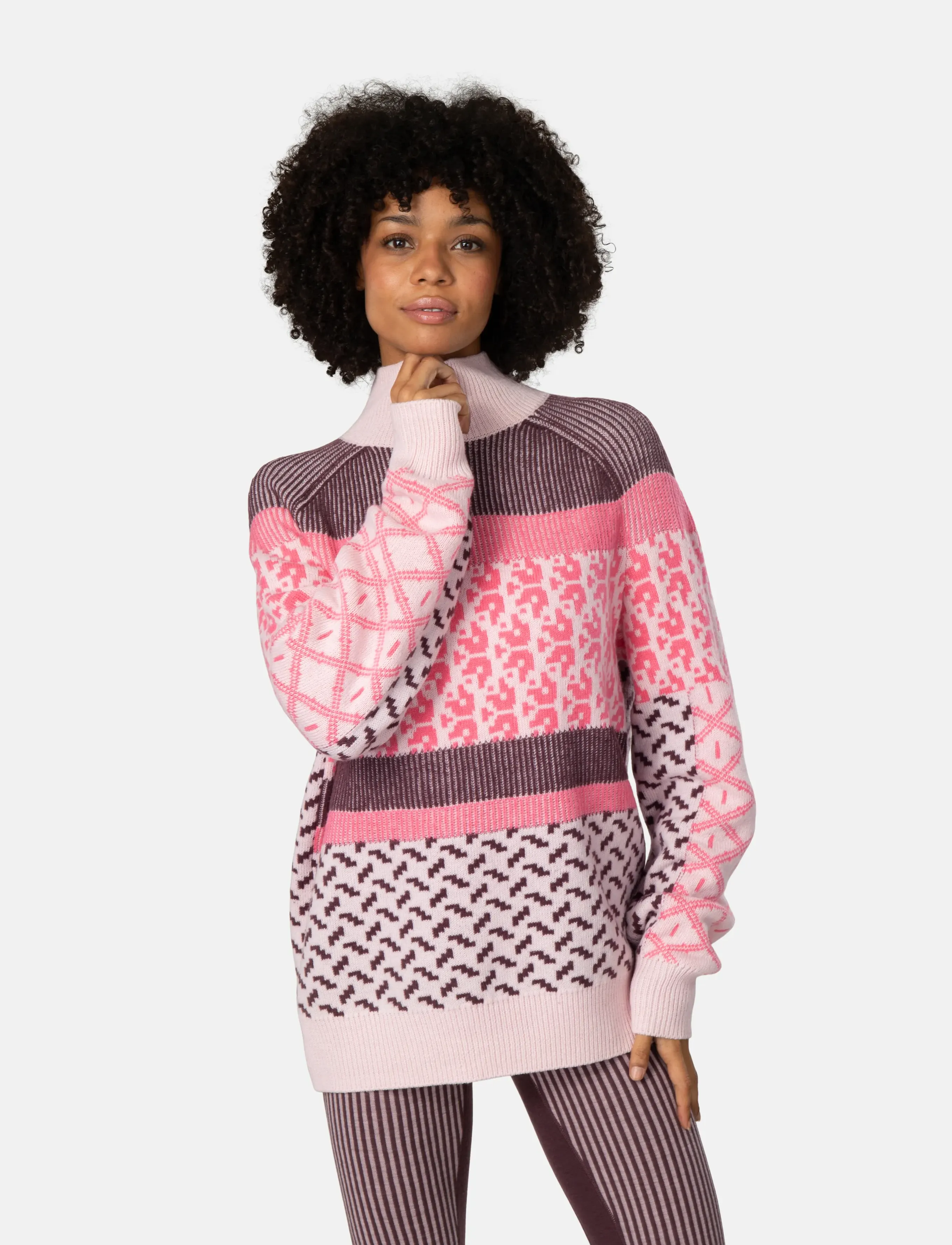 Kari Traa - SMEKKER KNIT - herbstersparnisse - cocoa - 0