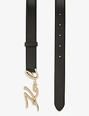 Karl Lagerfeld - k/signature belt - bælter - black/gold - 1