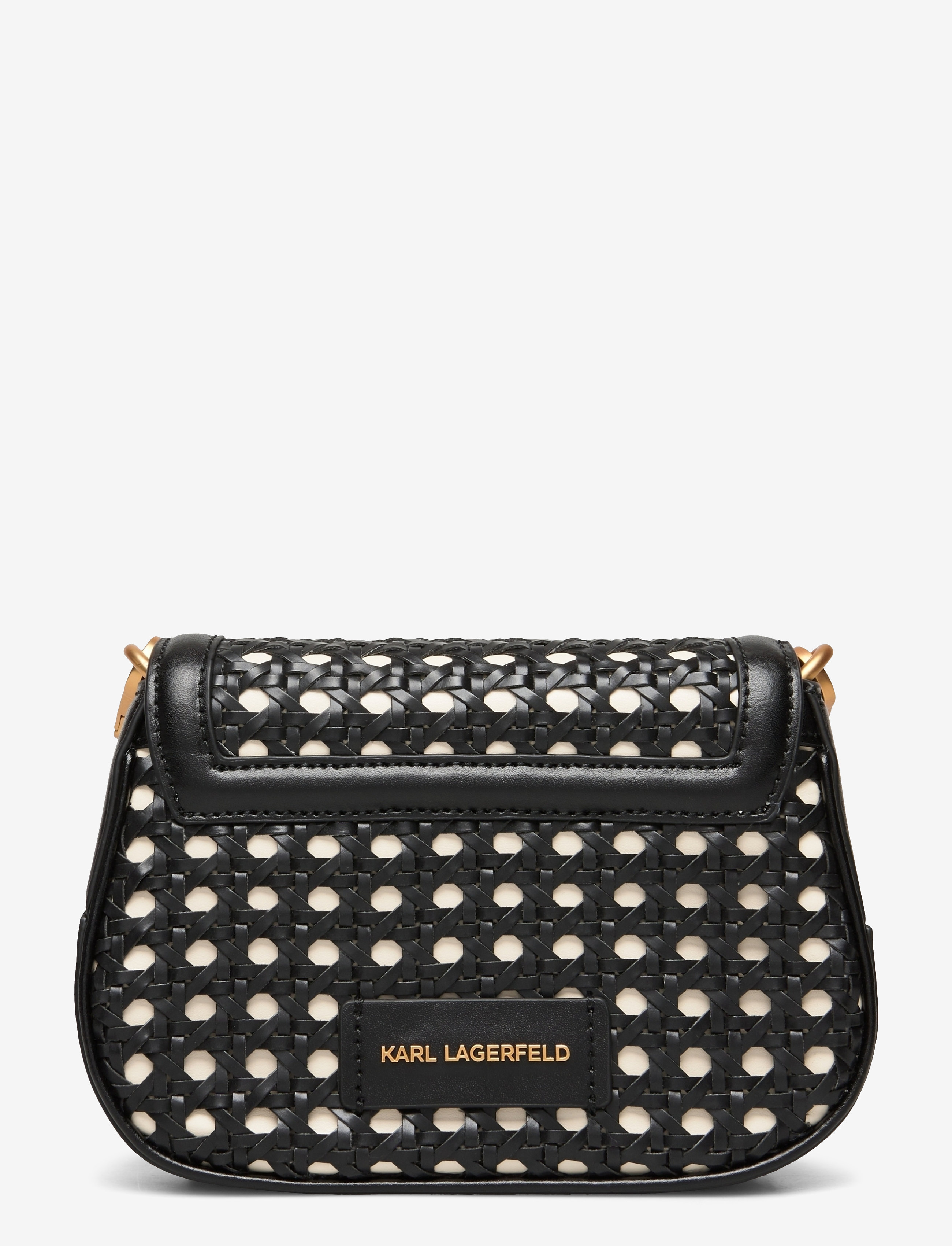 Karl Lagerfeld - K/Letters Woven Sm Crossbody - black - 1