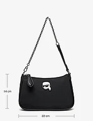 Karl Lagerfeld - k/ikonik 2.0 nylon sm zip sb - top handle tasker - black - 4
