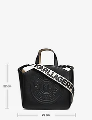 Karl Lagerfeld - k/circle sm tote patch - feestelijke kleding voor outlet-prijzen - black - 4