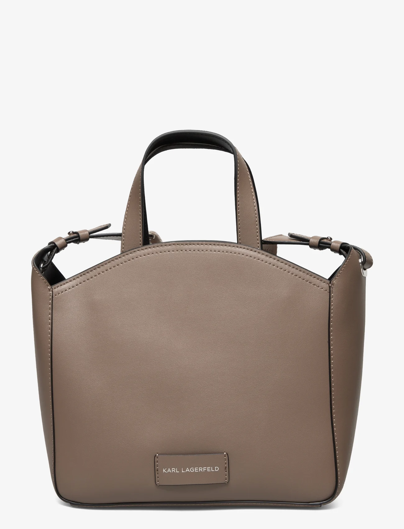 Karl Lagerfeld - k/circle sm tote patch - party wear at outlet prices - dark taupe - 1