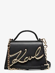 Karl Lagerfeld - k/signature 2.0 sm crossbody - party wear at outlet prices - black/gold - 0