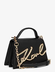 Karl Lagerfeld - k/signature 2.0 sm crossbody - party wear at outlet prices - black/gold - 2