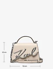 Karl Lagerfeld - k/signature 2.0 sm crossbody - party wear at outlet prices - cream - 3