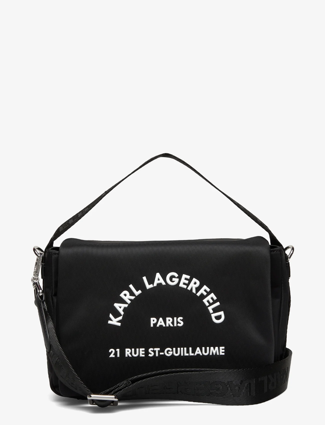 Karl Lagerfeld - rsg nylon flap cb - vakarėlių drabužiai išparduotuvių kainomis - black - 0