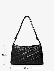 Karl Lagerfeld - k/essential kuilt shoulderbag - prezenty urodzinowe - black - 5